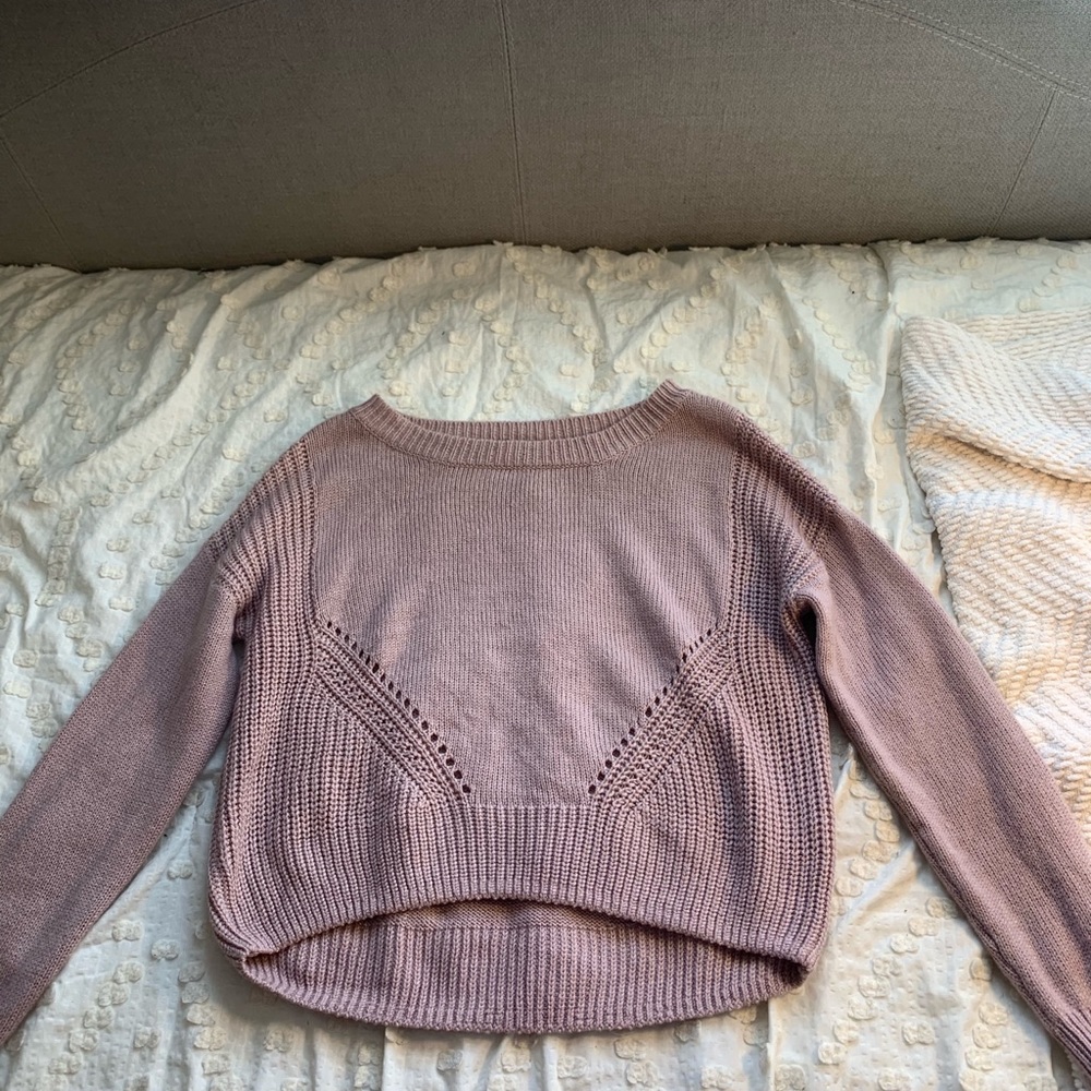 Aeropostale pink sparkle sweater